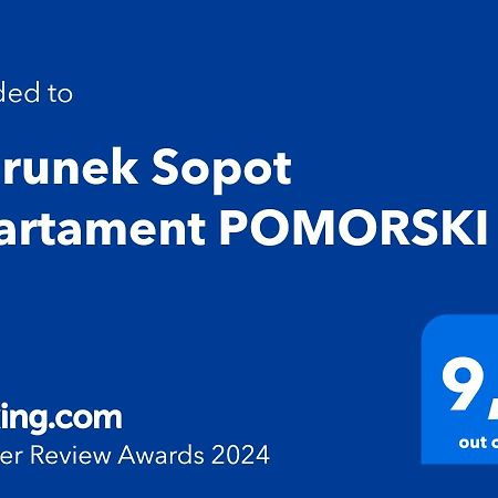 Kierunek Sopot Apartament Pomorski Екстер'єр фото
